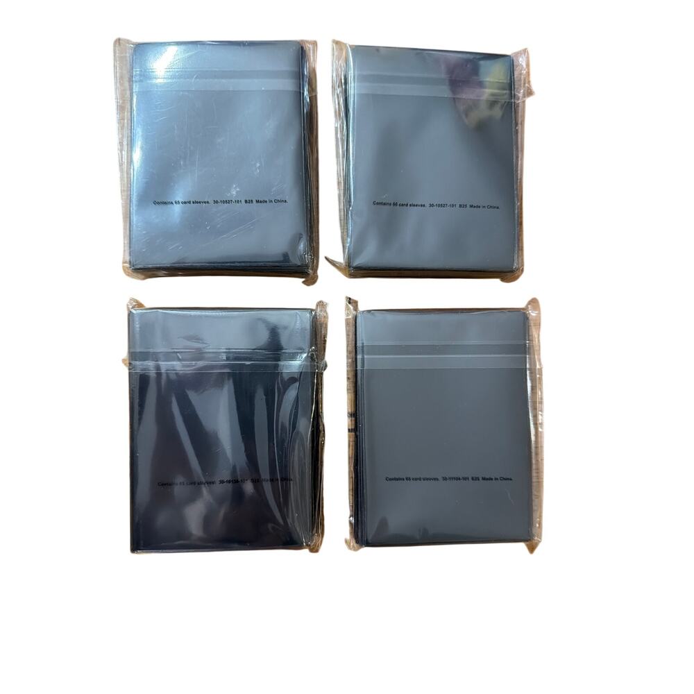 Lot of 4 Pokémon TCG Card Sleeve Black Bolt Phantasmal Flames Surging Sparks New - Picture 2 of 2